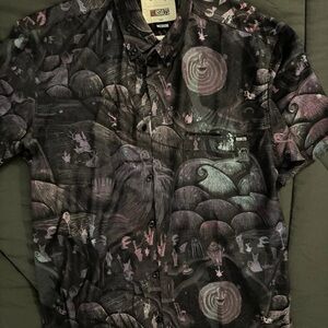 RSVLTS Nightmare before Christmas Button-Up Shirt